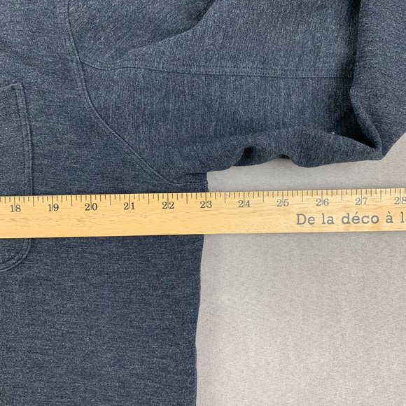 Lululemon Mens Shirt XL Blue Flannel Soft Knit Overshirt Button Up Long Sleeve - Picture 3 of 7